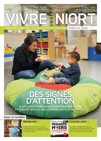 couverture Magazine vivre à niort : Numéro de février 2015