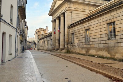 Rue du Palais avant ouverture