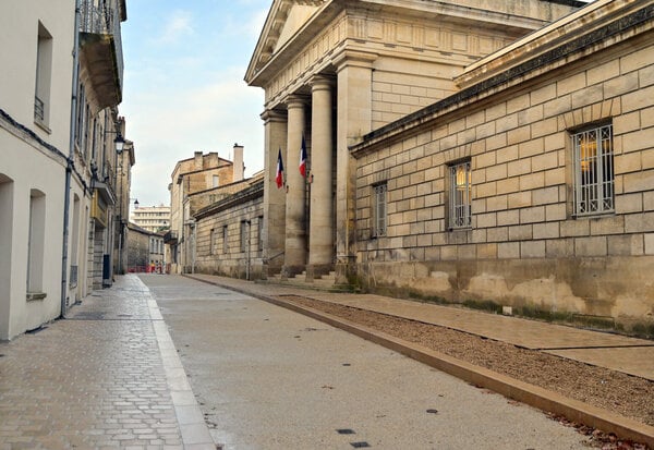 Rue du Palais avant ouverture