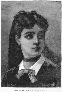 Portrait de Sophie Germain, à 14 ans