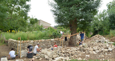 restauration murets en pierre Chemin des Brouettes ©BDerbord