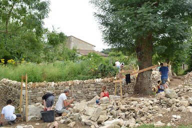 restauration murets en pierre Chemin des Brouettes ©BDerbord