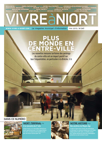 couverture Magazine vivre à niort : Numéro de mai 2015