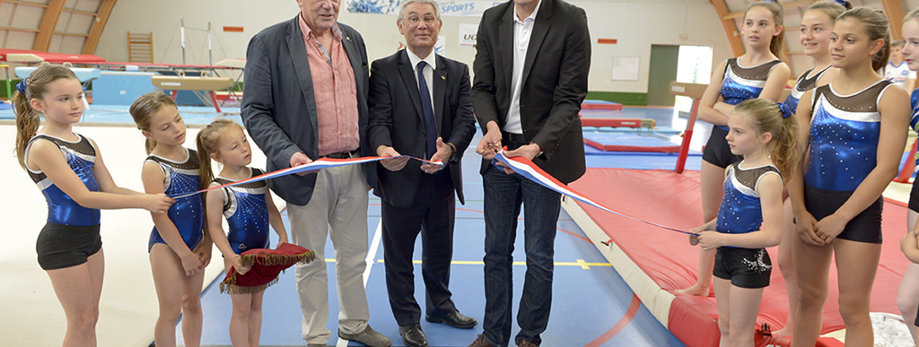 Inauguration salle de sport du Pontreau dédiée à la gym ©Darri