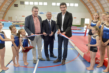 Inauguration salle de sport du Pontreau dédiée à la gym ©Darri