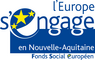 Logo l'Europe s'engage en nouvelle aquitaine