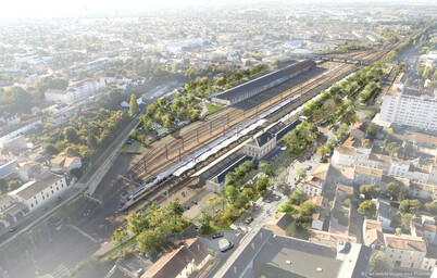 Image de synthese du projet Gare Niort-Atlantique