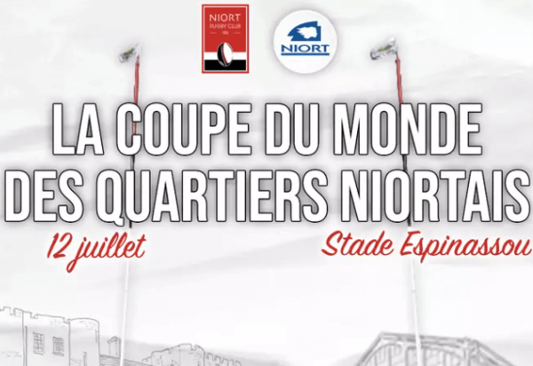 Affiche Coupe du Monde de rugby des Quartiers Niortais