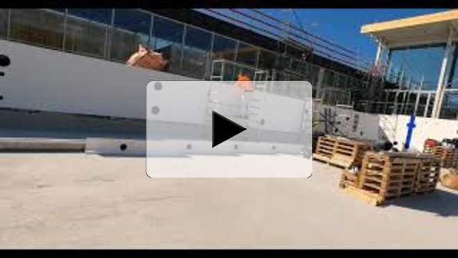 #Niort : Visitez le chantier de la piscine de Pré-Leroy en drone