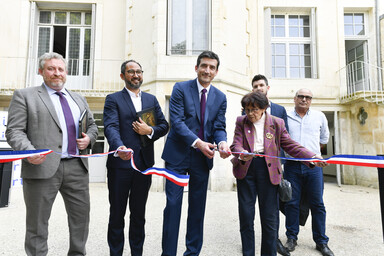 Inauguration de la Villa Pérochon après travaux de rénovation