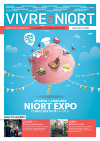 couverture Magazine vivre à niort : Numéro d'avril 2016