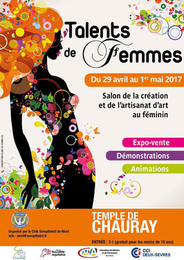 Affiche salon Talents de Femmes 2017