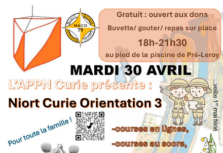 illustration de la manifestation Niort Curie Orientation 3