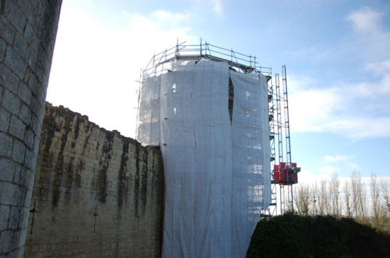 Château du Coudray-Salbart, travaux de restauration 2014