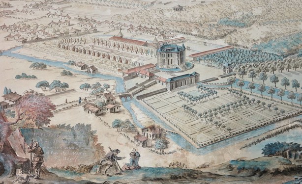 Plan d'embellissement du jardin du Château de la Mothe-Saint-Heray