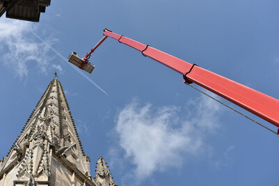 Diagnostic avant les travaux de restauration de l'église Notre-Dame ©Bruno Derbord