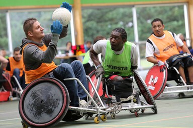 QUAD RUGBY - Rencontre Rugby Fauteuil Stade Niortais