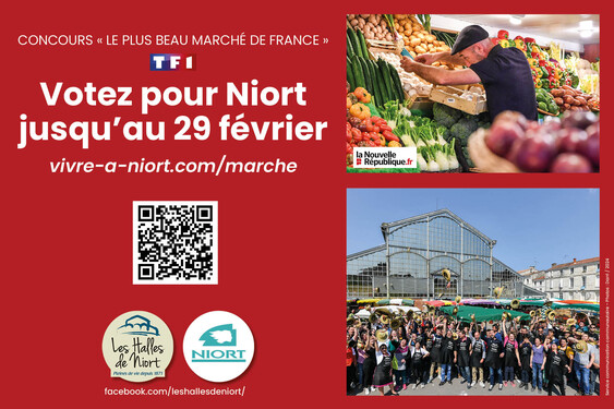 Niort, le plus beau marché de France