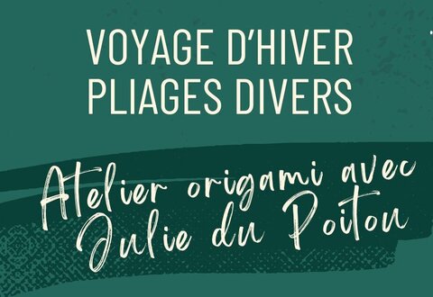 Illustration Voyage d'hiver, pliages divers - 