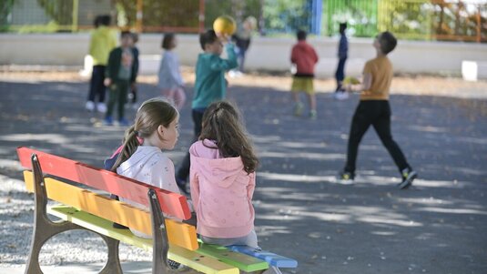 Banc de l'amitie Ecole Louis Aragon