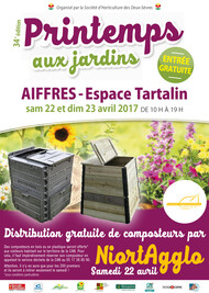 Affiche salon Printemps aux jardins 2017