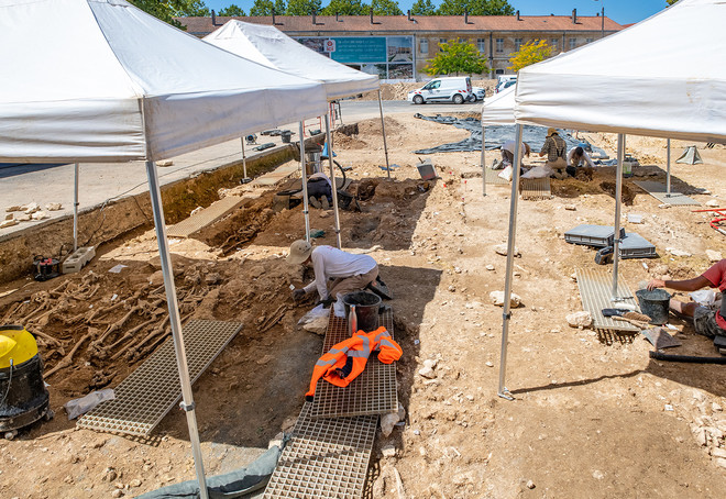 Visite guidée du chantier de fouilles