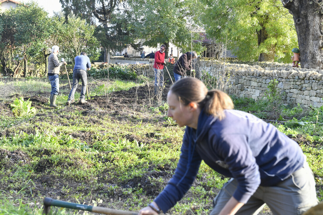 lancement chantier participatif jardin-foret gourmand chemin des brouettes