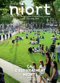 couverture Magazine vivre à niort : Numéro de juillet/août 2022