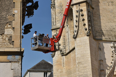 Diagnostic avant les travaux de restauration de l'église Notre-Dame ©Bruno Derbord