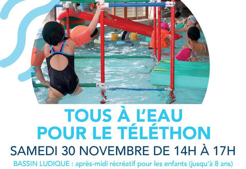 Illustration Tous à l’eau pour le Téléthon ! 🏊‍♀️ - 