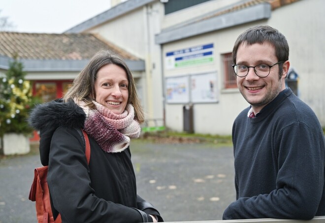 Nathalie Firmin et Arnaud Astruc co-présidents du quartier Sainte-Pezenne