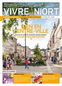 couverture Magazine vivre à niort : Numéro d'octobre 2015