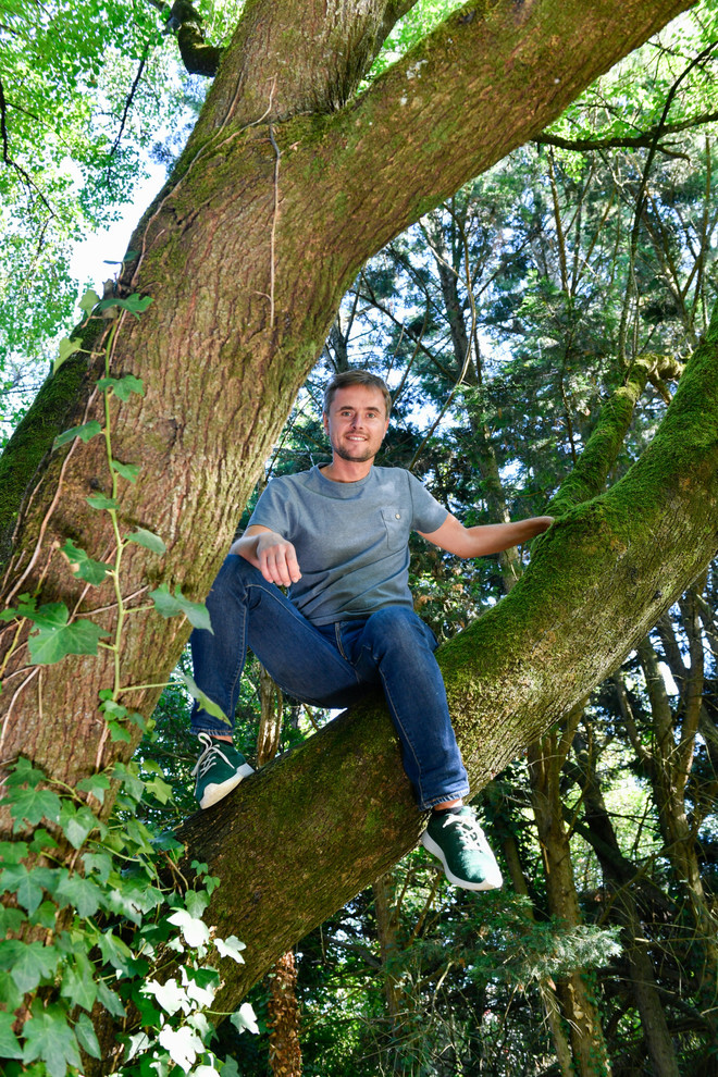 Portrait de Baptiste Treny fondateur de createur de foret