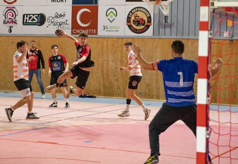 Match de handball Souche contre Biard