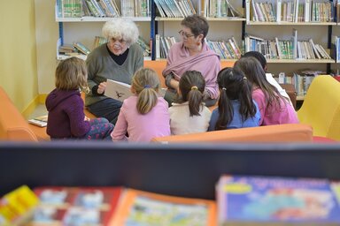 Atelier lecture a l'ecole elementaire Ferdinand Buisson