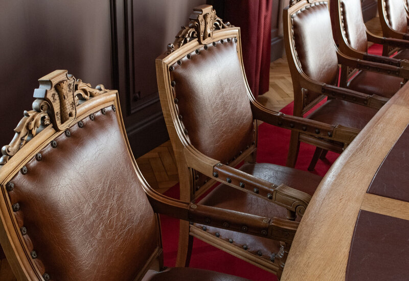 Restauration de la salle du conseil municipal