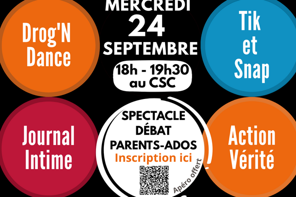 Illustration de la manifestation Spectacle Parents-ados "tentation 2.0"