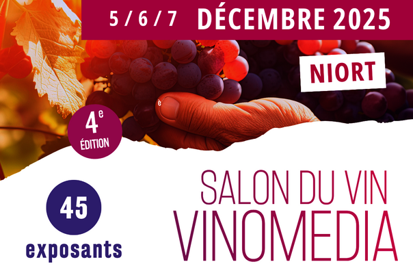Illustration de la manifestation Salon des vins Vinomedia de Niort
