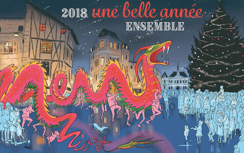 Affiche voeux 2018