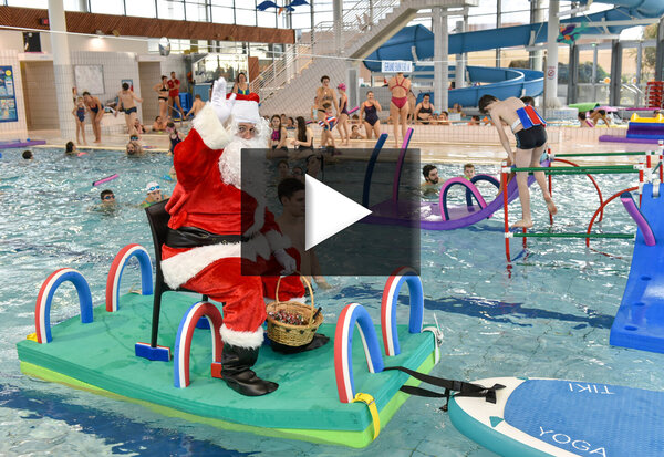 Noel les pieds dans l'eau
