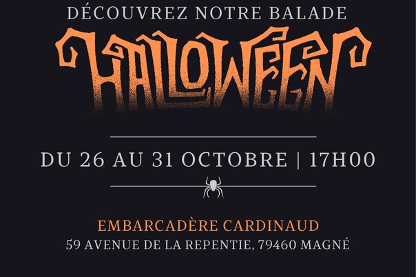 Illustration de la manifestation Balade en barque spécial Halloween