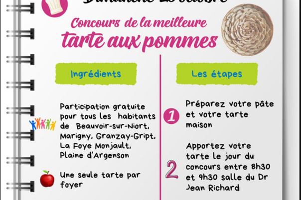 Illustration de la manifestation Concours de la meilleure tarte aux pommes