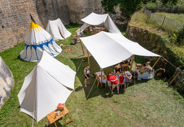 Fete medievale au Chateau du Coudray-Salbart