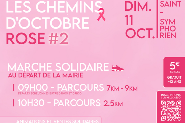 Illustration de la manifestation Les Chemins d'Octobre Rose