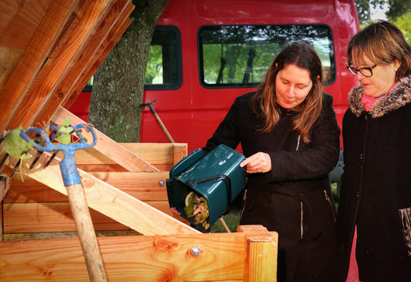 Installation de composteurs collectifs sur le quartier du Pontreau