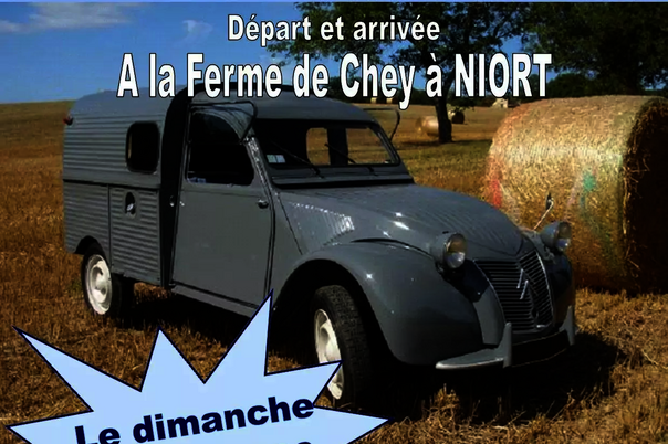 Illustration de la manifestation Rallye du 2cv Club Niortais à La Ferme de Chey