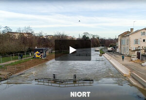 Inondations depuis un drone