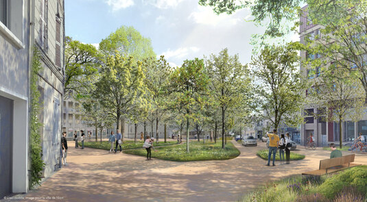 Images de synthese boulevard Main