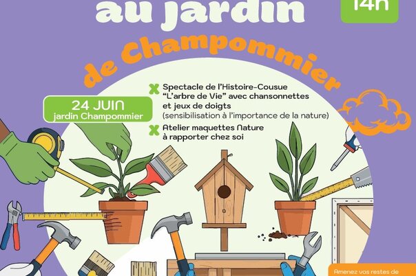 Illustration de la manifestation Ateliers au jardin de Champommier