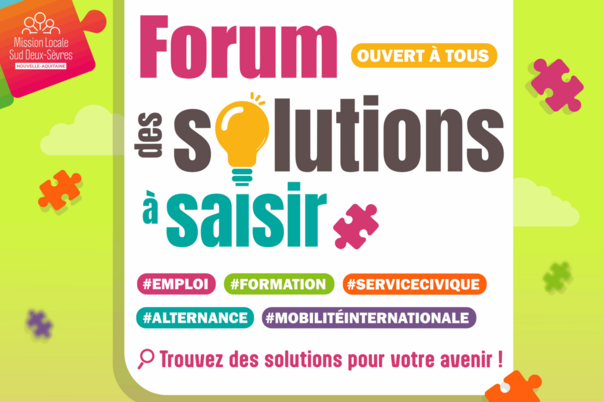 Illustration de la manifestation Forum des Solutions à saisir à Niort